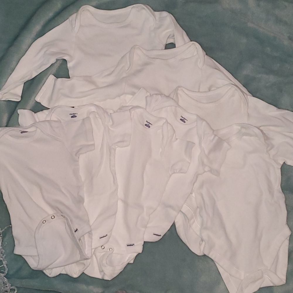 18m White Onesie Lot